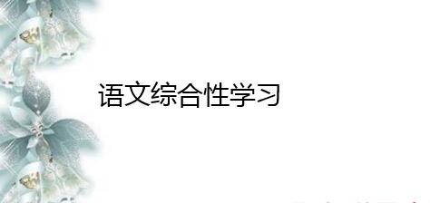 语文综合性学习实施方式